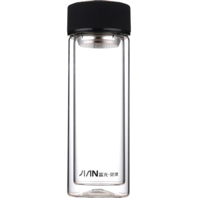 富光双层隔热个人专用印字泡茶杯