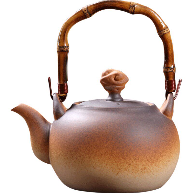 家用泡茶陶瓷电陶炉明火烧水壶陶壶提梁茶壶煮茶器大容量大号复古