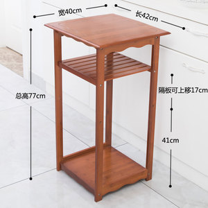 楠竹放水桶置物架烧水壶上水壶茶具架实木花架办公室打印饮水机架