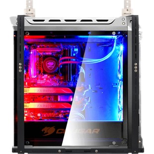 电脑升高架大机箱抬高托盘挂墙壁支架吊悬挂床上下铺防潮防寒散热