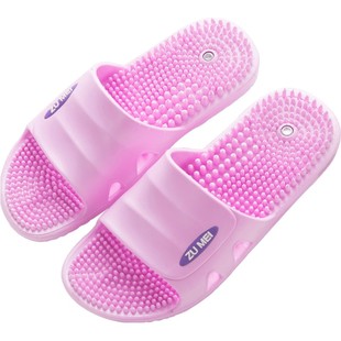 按摩拖鞋女脚底穴位足疗鞋情侣夏季浴室防滑室内足底带刺凉拖鞋男