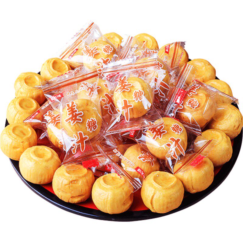 山东手工芝麻休闲批发900g老姜糖