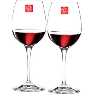 包邮 2只装意大利RCR进口水晶玻璃透明高脚波尔多红葡萄酒杯 酒具