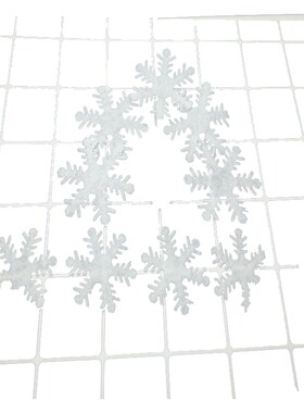 雪花不织布不织布雪花片早教