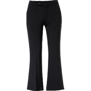 逸阳女裤2024夏新款薄垂顺宽松显瘦清凉九分微喇叭裤女八分喇叭裤