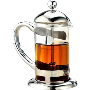 雅风耐热加厚玻璃茶壶小号功夫红茶具家用花茶壶不锈钢过滤泡茶壶