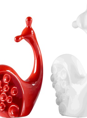 车上红酒架蜗牛可爱风创意摆件