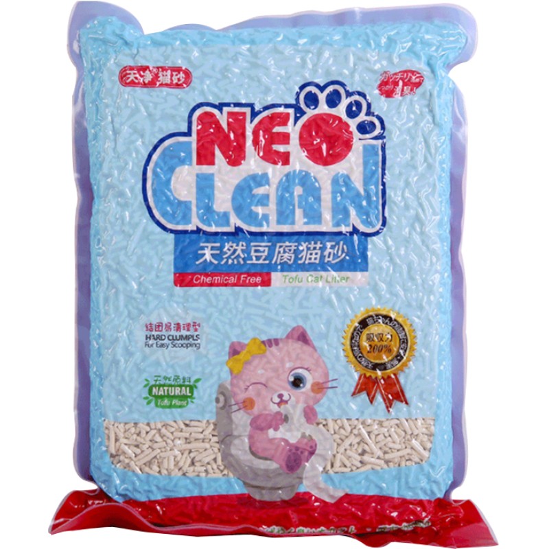 neo猫砂6L*3包天净猫沙3mm豆腐砂豆腐猫砂除臭无粉尘非10kg10公斤