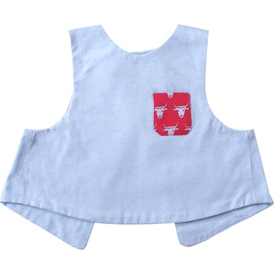 日本SOULEIADO夏季纯棉背心围兜