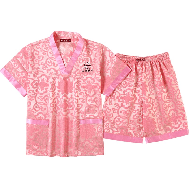汗蒸服女情侣装浴衣男加肥大码