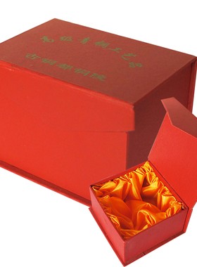 送礼锦盒摆件谛听实木底座工艺品