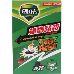 20张绿叶蟑螂狙击手厨房餐厅用灭杀蟑螂粘板药蟑螂贴屋捕抓捕蟑螂