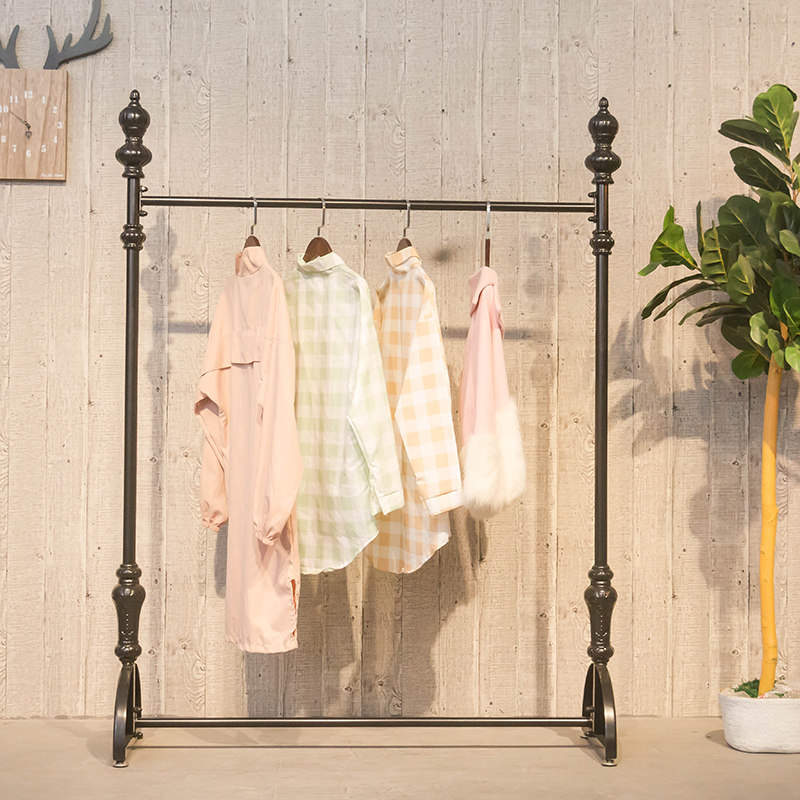 铁艺服装展示架复古组合男女装服装店衣架展示架挂衣服陈列货架i.
