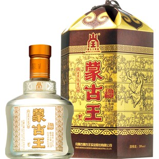 蒙古王39度金帐三系列整箱4瓶500ml*4浓香型粮食白酒