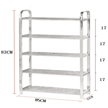 免邮 费鞋 架不锈钢特价 4层多层加厚 防尘简易家用客厅宿舍迷你经济型