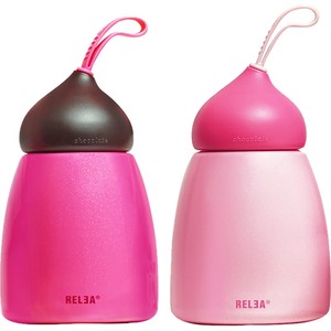 物生物高颜值保温杯女可爱大肚杯子儿童学生秋冬水杯便携简约水壶