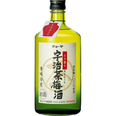 日本宇治梅酒俏雅茶青choya网红