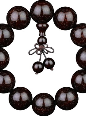 爆满金星男女款手串小叶紫檀佛珠