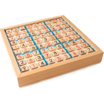木制小学生九宫格填字益智力数独