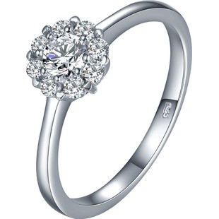 伊泰莲娜s925银饰戒指指环流行饰品热光情侣对戒生日礼物