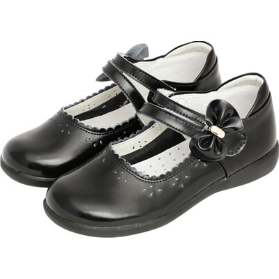 明璐软底春秋小学生女童皮鞋