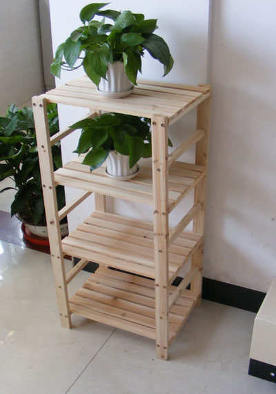 收纳加高落地实木置物架多层储物架书架木架子木板层架木质可定做