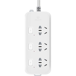 公牛插座独立开关排插板 1.8/3米电源接线板拖线板GN-B5033白色