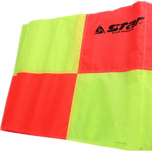 官方旗舰店STAR世达足球比赛主裁判专业边旗犯规示意场边巡边旗