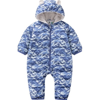 拉比羽绒服新生儿男女宝宝哈衣