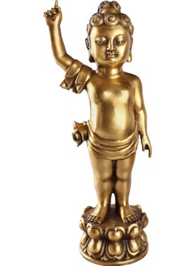 大仕缘纯铜一手遮天唯我独尊佛像