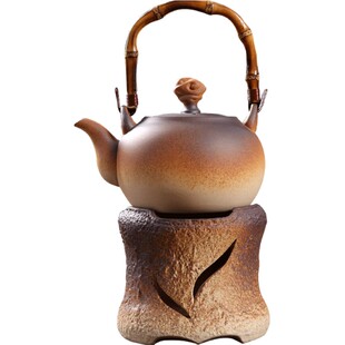 家用户外酒精灯陶瓷围炉煮茶器煮酒炉烧水壶碳炉小温茶炉茶壶底座