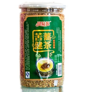 山西特产健味源苦荞黄苦荞全胚芽黄金苦荞茶250×2罐包邮