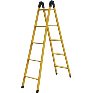 加厚1.5米2米人字梯两用梯子折叠家用直梯钢管工程伸缩爬梯阁楼梯