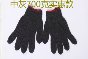 劳保手套耐磨工作建筑机械修理干活纯棉线手套男女加厚耐温纱手套