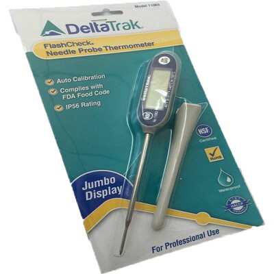 DeltaTRAK自动校准探针中温度计