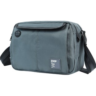 智行者男士单肩包休闲韩版邮差包运动多功能帆布斜挎包牛津布包男