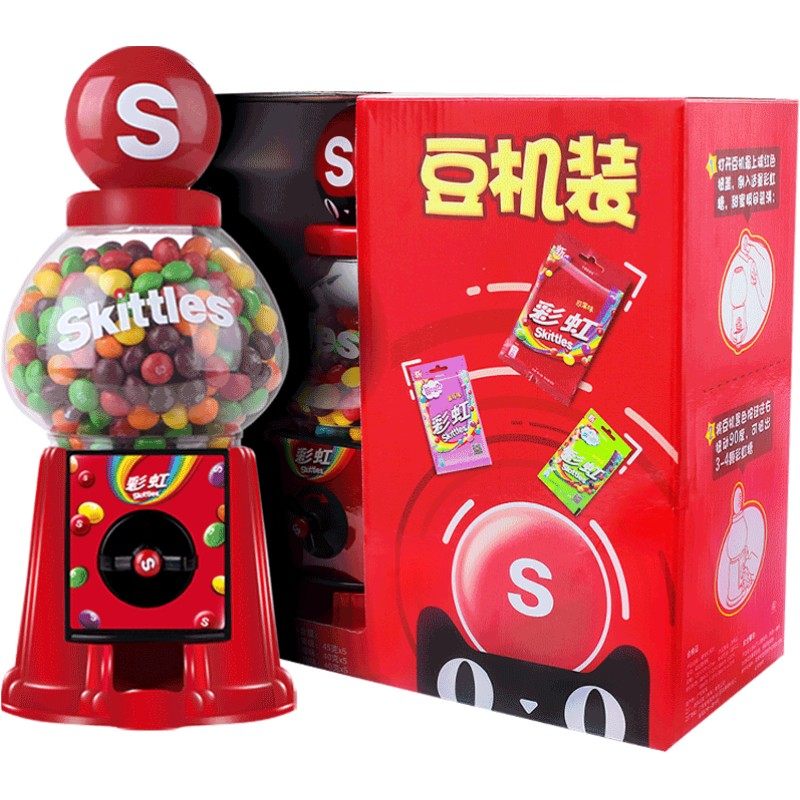 彩虹糖迷你小豆混合水果糖果