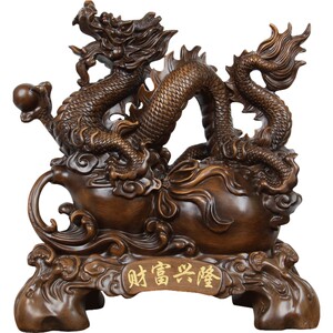 生肖龙摆件招财葫芦工艺品开业礼品客厅装饰品收银台电视柜摆设