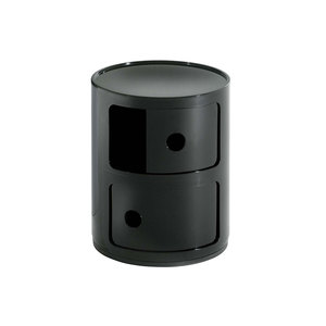 意大利多功能圆形双层储物柜/双层柜 收纳箱 柜子 床头柜