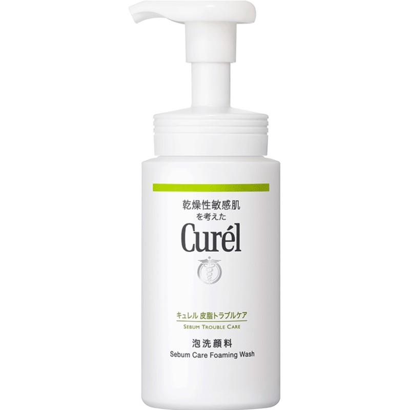 【百亿秒杀节】curel珂润控油洗面奶男女洁面泡沫150ml*2敏感肌