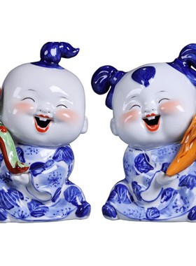 景德镇情侣家居客厅中式风陶瓷器