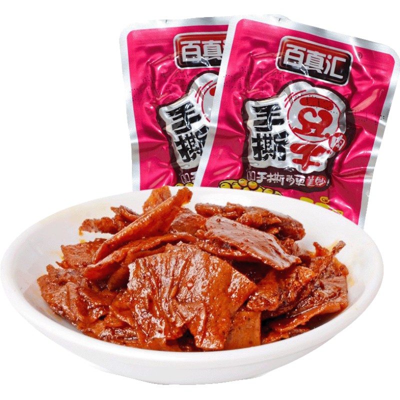 百真汇手撕豆干麻辣香干500克包邮麻辣豆腐干香干豆干小包