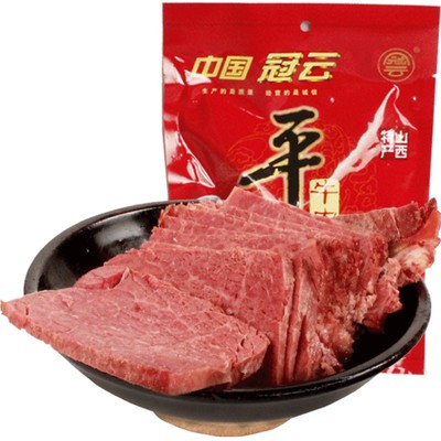 山西特产大块家庭冠云平遥牛肉