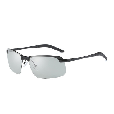 偏光太阳镜男士日夜两用复古