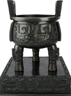 大仕缘纯铜乔迁世纪宝鼎工艺品