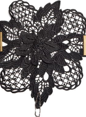 复古黑色遮疤痕饰品手链