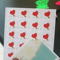 24 наклейки на рога [персиковое сердце]