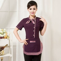 Фиолетовый женский стример с коротким рукавом