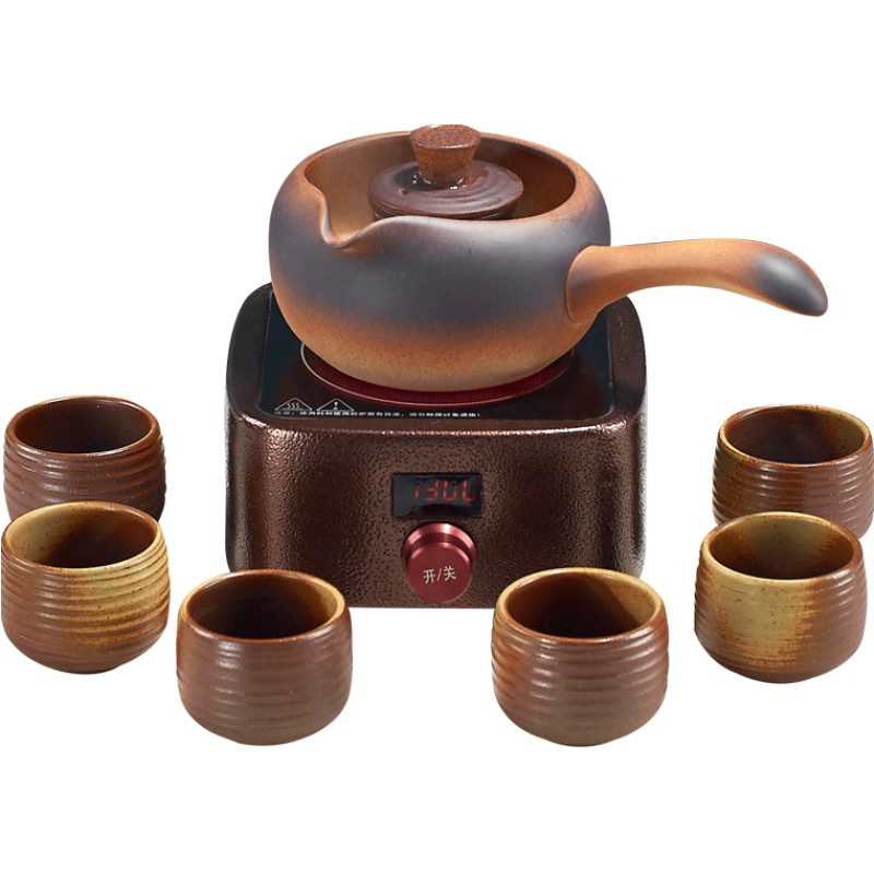 家用陶瓷侧把熬茶壶煮茶器烧水壶电陶炉黑茶老白茶普洱小青柑专用