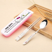 Red KT White Box (палочки для еды+ложка)